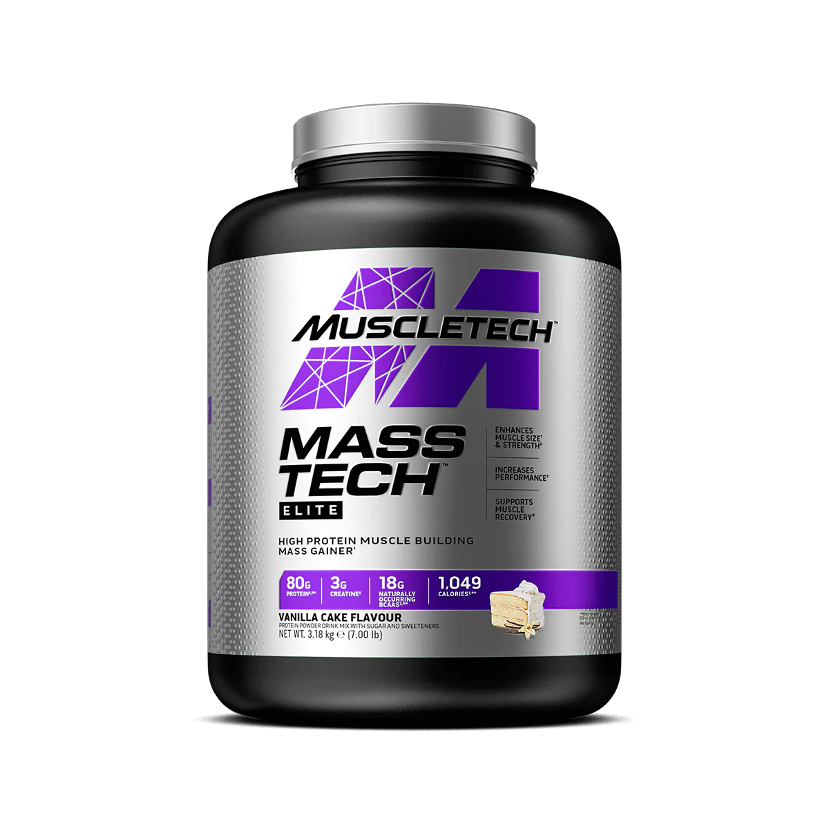 MuscleTech Mass Tech Elite supplement for weight gain and muscle growth Mass Tech Elite nutritional label showing calories, protein, carbs, and servings per scoop Muscletech Mass Tech Elite 6lbs - Buy Online at Best Price in Pakistan